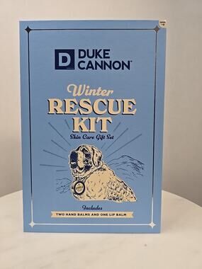 Duke Cannon Winter Rescue Kit Gift Box - Bloody Knuckles hand and lip balm